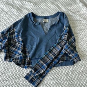 urban outfitters cropped crewneck sweatshirt